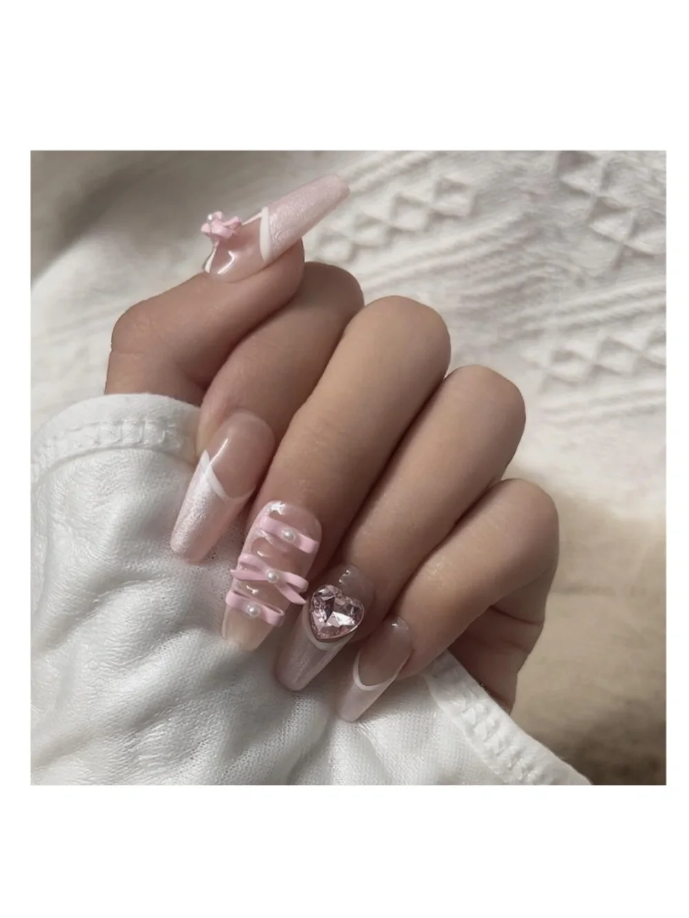 Ballerina 3D Press On Nail Set